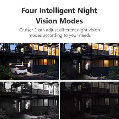 IMOU Cruiser Z 5MP Wifi Camera 12X Mixed Zoom AI Tracking Human Vehicle Detection IP66 Full-Color Remote PT Outdoor Security