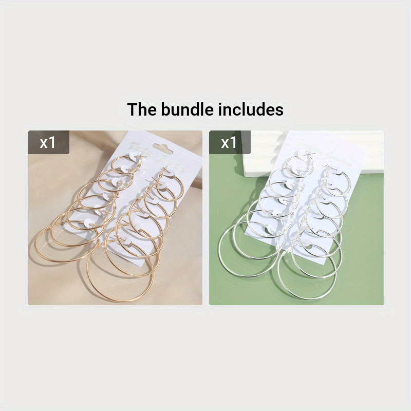 Elegant & Timeless Silver Hoop Earrings - Chic, Sexy Style Perfect for Daily Wear and Gifting