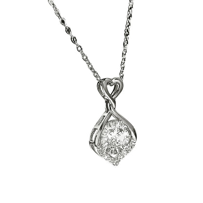 Clearance!  Necklaces for Women Heart-Shaped Necklace Trendy Clavicle Chain Temperament Hanging Neck Jewelry Jewelry White