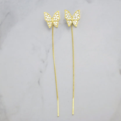 Creative and Fashionable Butterfly Earrings, Daily Decoration Accessories, Girl's Holiday Birthday Party, Anniversary Gift