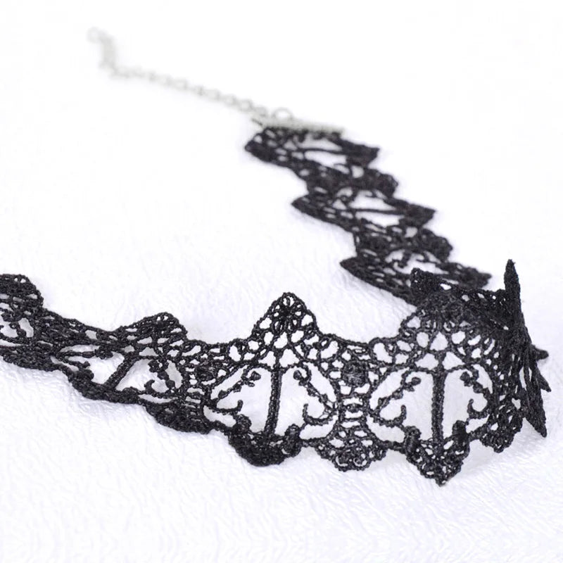 White Black Lace Choker Necklace Torques Women Collar Necklaces Jewelry Women Statement Female Jewelry Gift