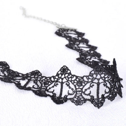 White Black Lace Choker Necklace Torques Women Collar Necklaces Jewelry Women Statement Female Jewelry Gift