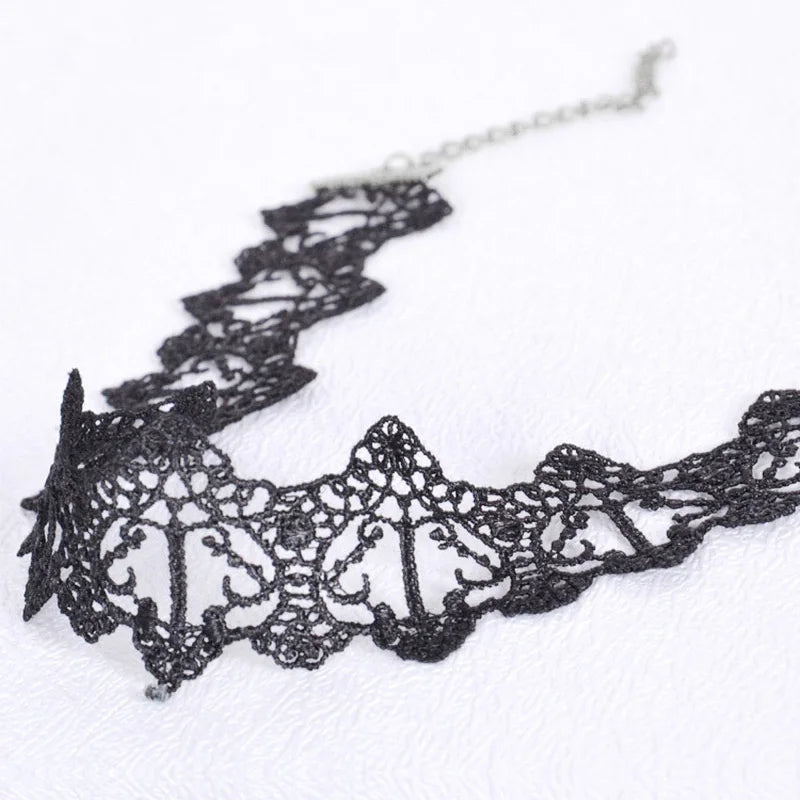 White Black Lace Choker Necklace Torques Women Collar Necklaces Jewelry Women Statement Female Jewelry Gift