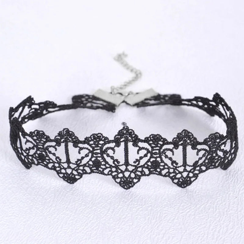 White Black Lace Choker Necklace Torques Women Collar Necklaces Jewelry Women Statement Female Jewelry Gift