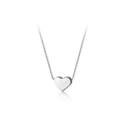 S925 Sterling Silver Necklaces For Women Simple Chain Fashion Minimalist Pendant Necklaces Big Tube Shape Birthday Gift