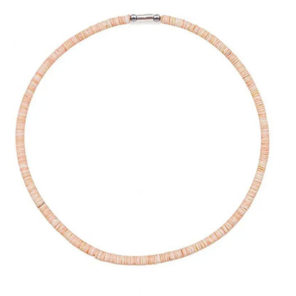 Shell Necklace For Men Women Real Seashell Necklaces With Round Clam Chip Shell Beads Hawaiian Surfer Jewelry