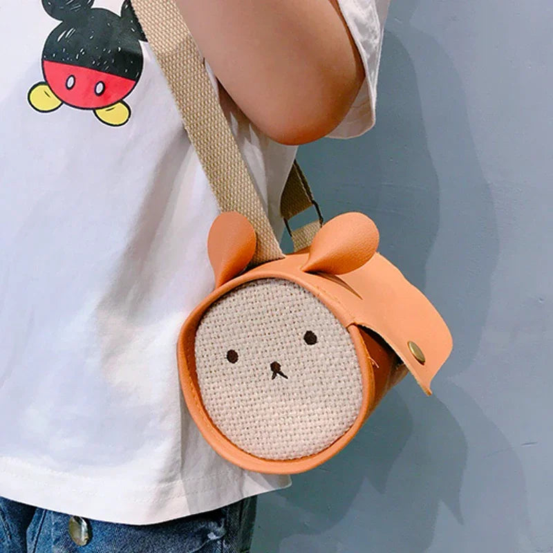 Cartoon Cute Kids Bunny Bags for Toddler Girls Crossbody Bag Kawaii Baby Children's Small Handbags PU Messenger Bag Gifts