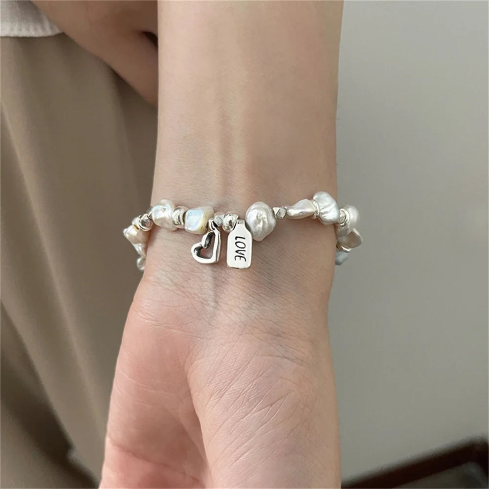 Fashion Beads Bracelet for Women Light Luxury Exquisite Simple Personality Bracelet Versatile Hand Accessories Gifts