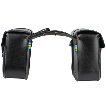 Retro Fashion Motorcycle Saddle Bags Pouch Storage Case Side Luggage Tank Suitcase PU Leather / PVC Bags Motorbike Accessories