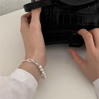 Fashion Beads Bracelet for Women Light Luxury Exquisite Simple Personality Bracelet Versatile Hand Accessories Gifts