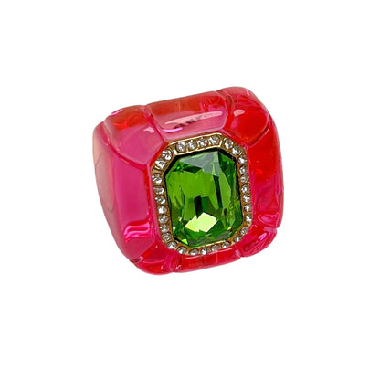 Bracelets Luxury for Woman Exaggerated Geometric Round Gradient Open Chunky Resin Bangles Designer Jewelry Accessories