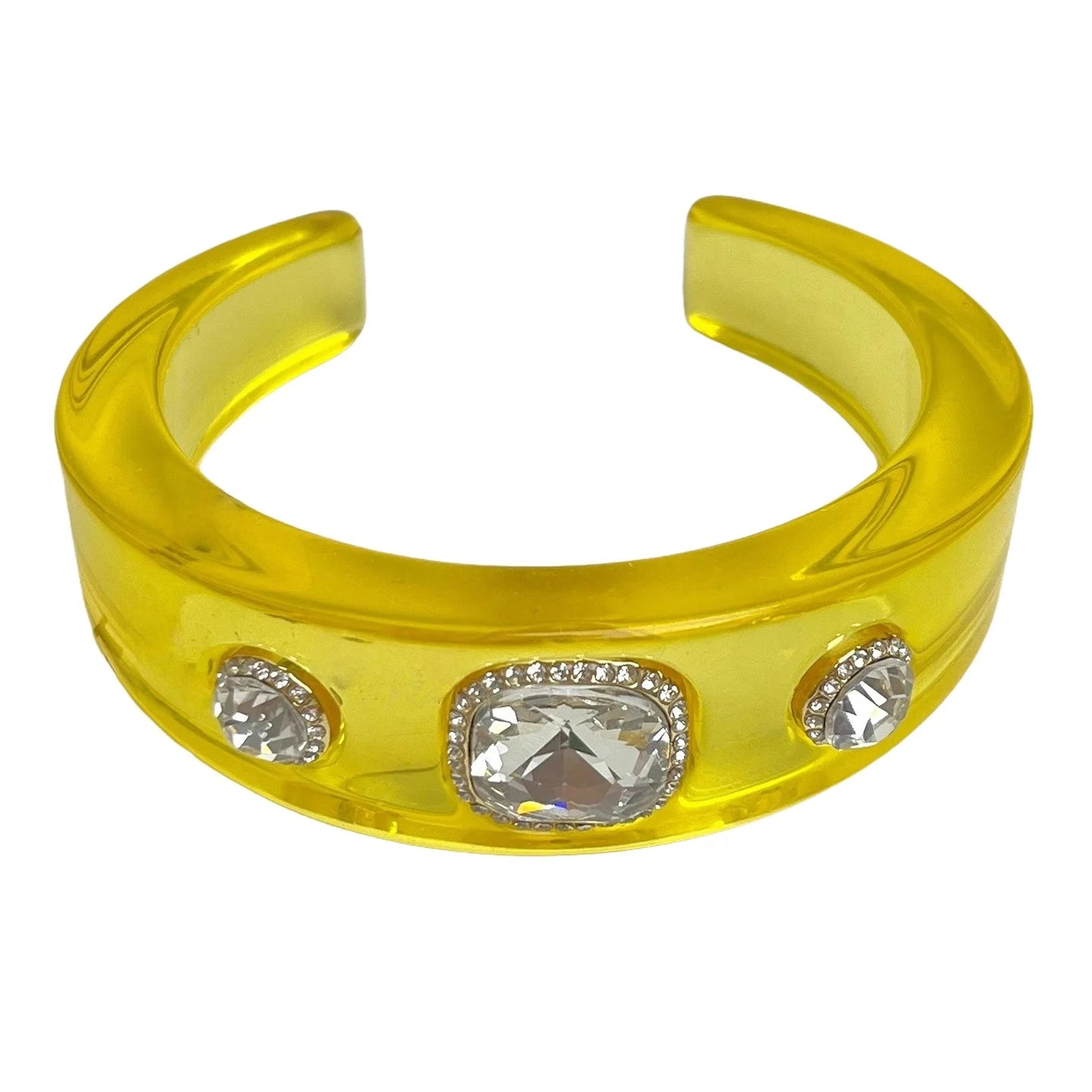 Bracelets Luxury for Woman Exaggerated Geometric Round Gradient Open Chunky Resin Bangles Designer Jewelry Accessories