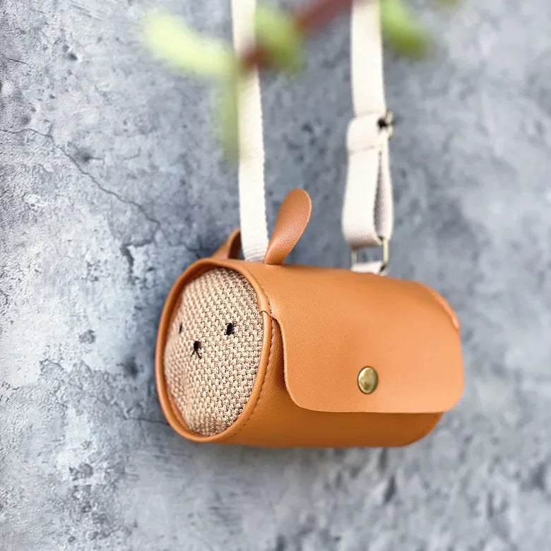 Cartoon Cute Kids Bunny Bags for Toddler Girls Crossbody Bag Kawaii Baby Children's Small Handbags PU Messenger Bag Gifts