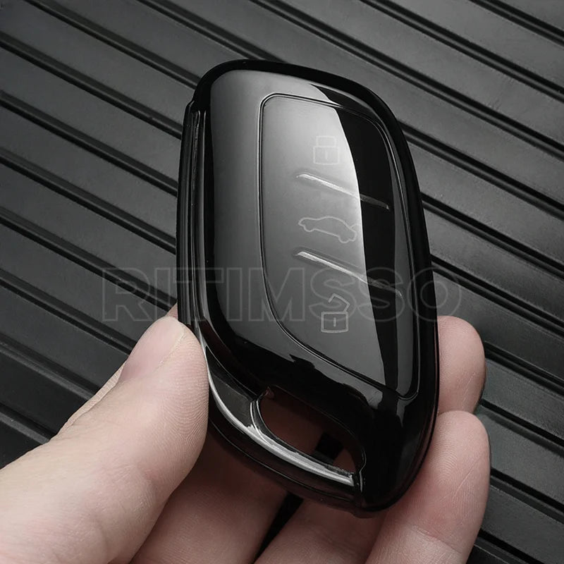 Transparent Soft Tpu Key Case Cover For MG4 MG5 MG6 Mg3 Mg7 MG ZS EV HS EHS ZX GT Roewe RX3 RX8 ERX5 RX5 I6 I5 Car Accessories