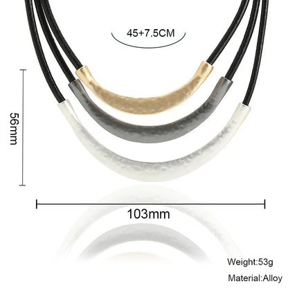 Retro European American Minimalist Multi-layered Short Necklaces Women High-end Feel Exquisite Collarbone Chain Fashion Jewelry