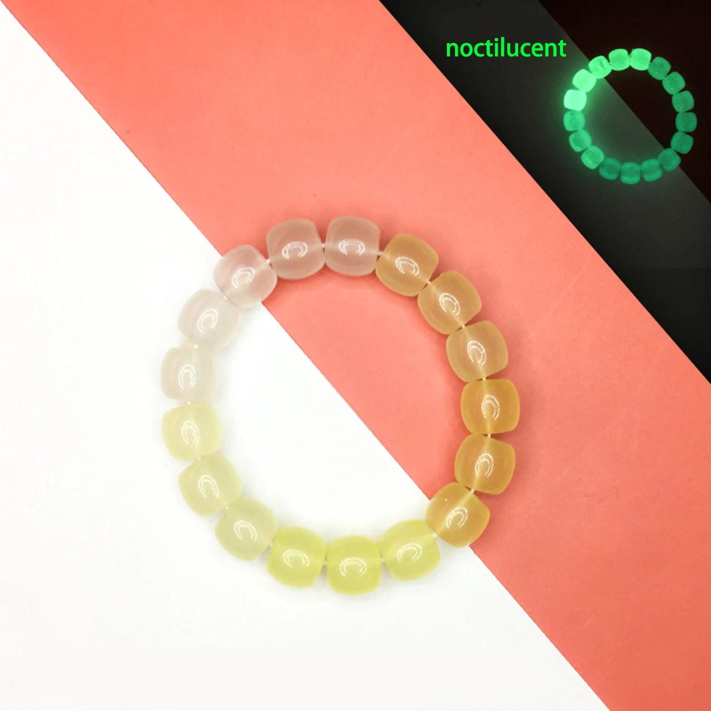 Luminous Bracelets For Women Men Fluorescent Natural Stone Bracelet Night Light Glowing Beads Bangle Fashion Jewelry Couple Gift