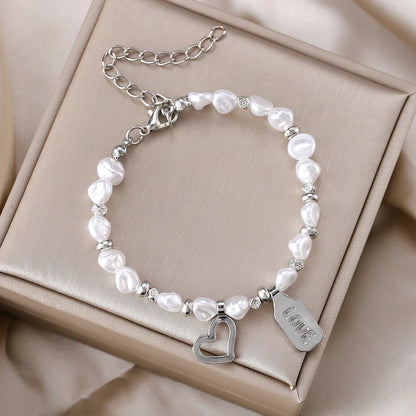 Fashion Beads Bracelet for Women Light Luxury Exquisite Simple Personality Bracelet Versatile Hand Accessories Gifts