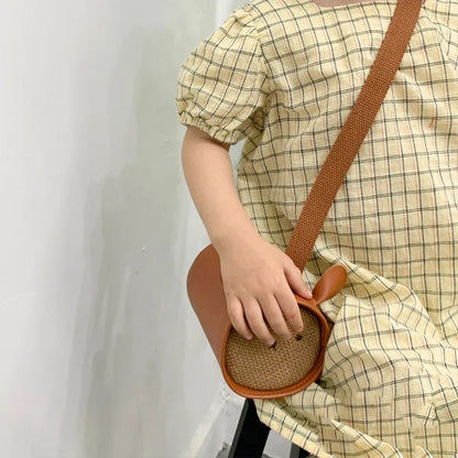 Cartoon Cute Kids Bunny Bags for Toddler Girls Crossbody Bag Kawaii Baby Children's Small Handbags PU Messenger Bag Gifts