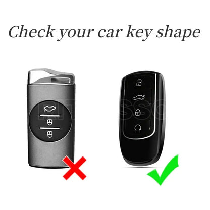 Soft TPU Car Key Case Cover for Chery Tiggo 8 Pro Tiggo 8plus New 5 Plus 7 Pro 4 Button Keyless Entry Smart Key Protector Shell