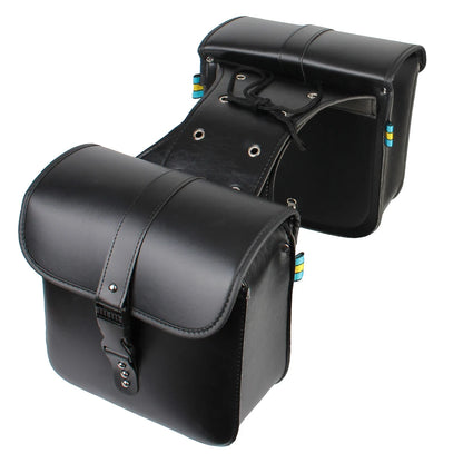 Retro Fashion Motorcycle Saddle Bags Pouch Storage Case Side Luggage Tank Suitcase PU Leather / PVC Bags Motorbike Accessories