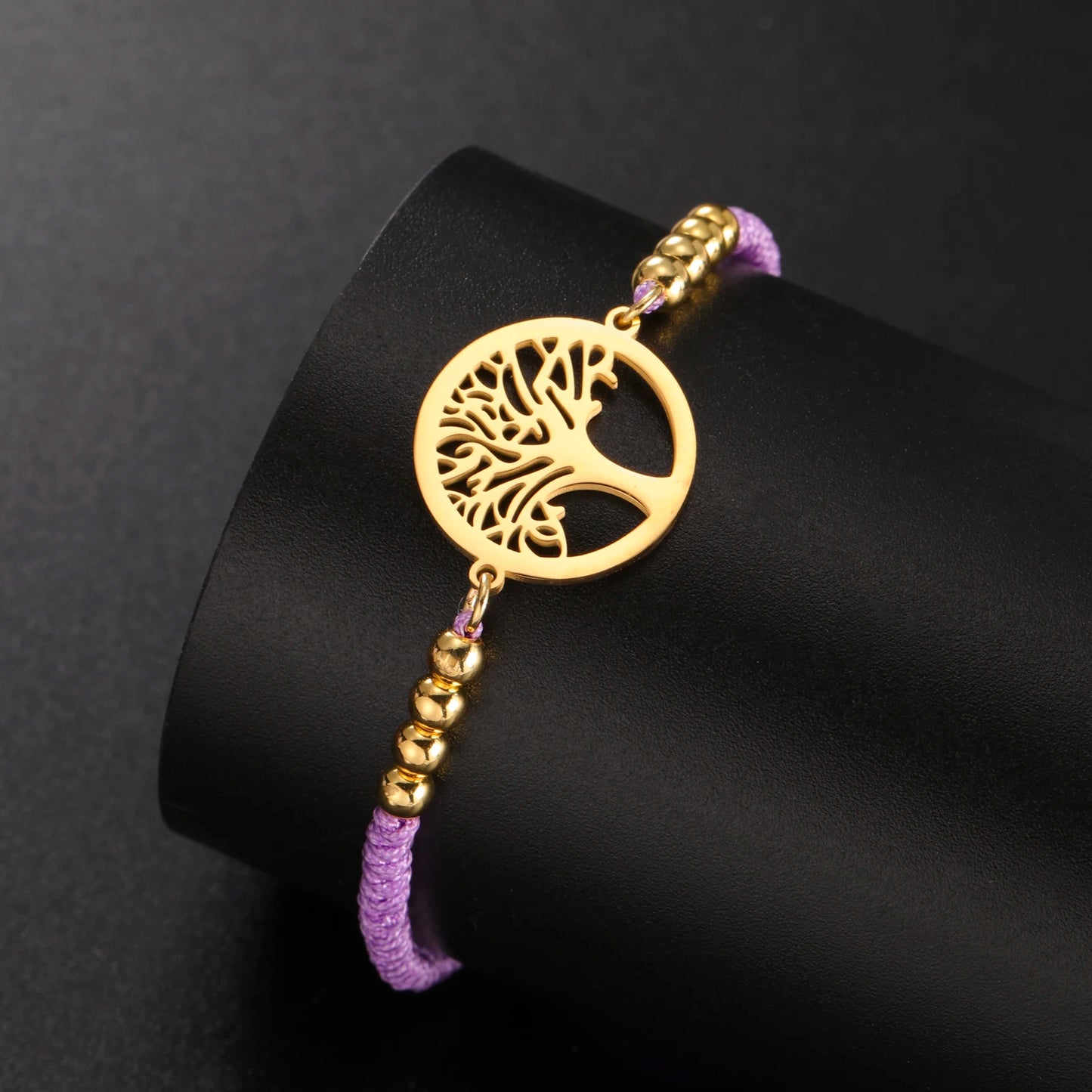 Bracelet For Men Women Stainless Steel Bracelets Hollow Life Tree Pendant Classic Fashion Style Jewelry Wedding Party Gifts