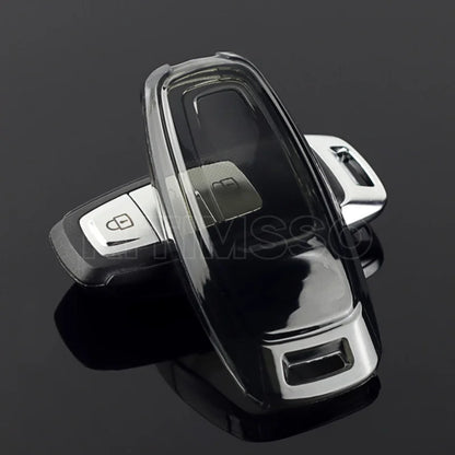Soft TPU Car Remote Key Cover Case For Audi A3 A4 B9 A6 C8 A7 S7 4K A8 D5 S8 Q7 Q8 SQ8 E-tron 2018 2019 2020 2021 Accessories