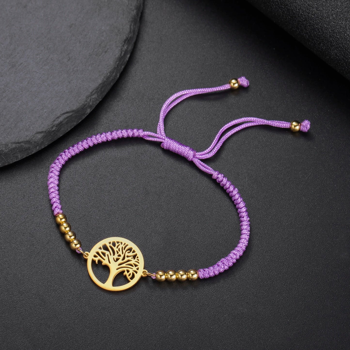 Bracelet For Men Women Stainless Steel Bracelets Hollow Life Tree Pendant Classic Fashion Style Jewelry Wedding Party Gifts