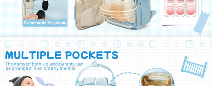 Baby Diaper Bag Backpack, Baby Bag for Boys Girls, Diaper Backpack Large Travel Diaper Bags Shower Gifts Newborn Essentials Bag