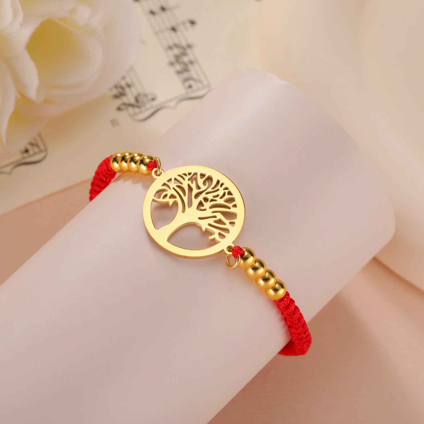 Bracelet For Men Women Stainless Steel Bracelets Hollow Life Tree Pendant Classic Fashion Style Jewelry Wedding Party Gifts