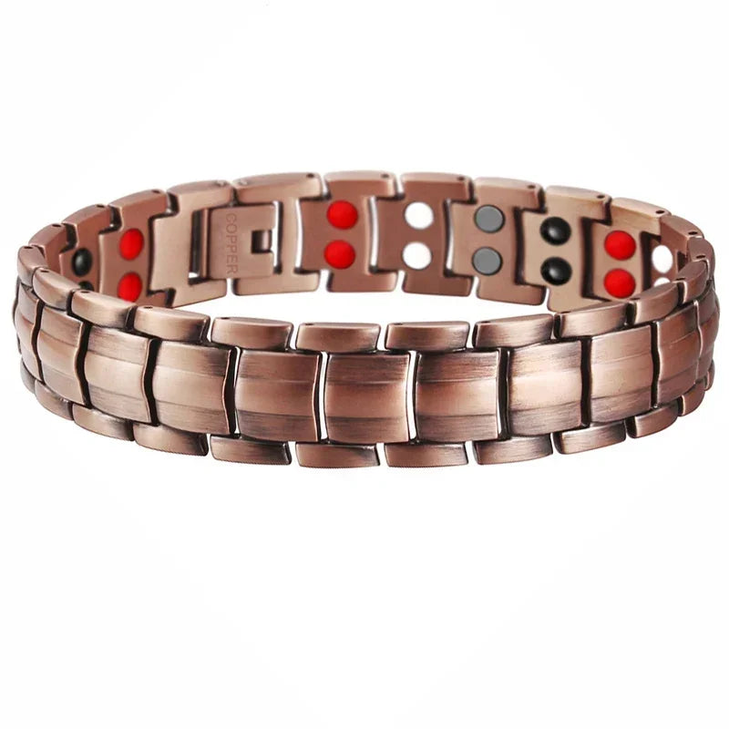 Copper Color Bracelets for Women&Men Therapy Health Magnetic Healing Bracelet Bio Energy Arthritis Pain Valentine's Day Gifts