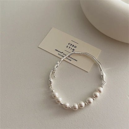 Fashion Beads Bracelet for Women Light Luxury Exquisite Simple Personality Bracelet Versatile Hand Accessories Gifts