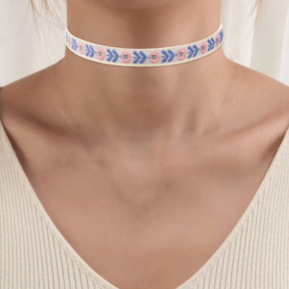 Fashion Lace Necklace for Women Lady Elegant Heart Flower Choker Necklaces Collar Clavicle Chain Wedding Party Jewelry