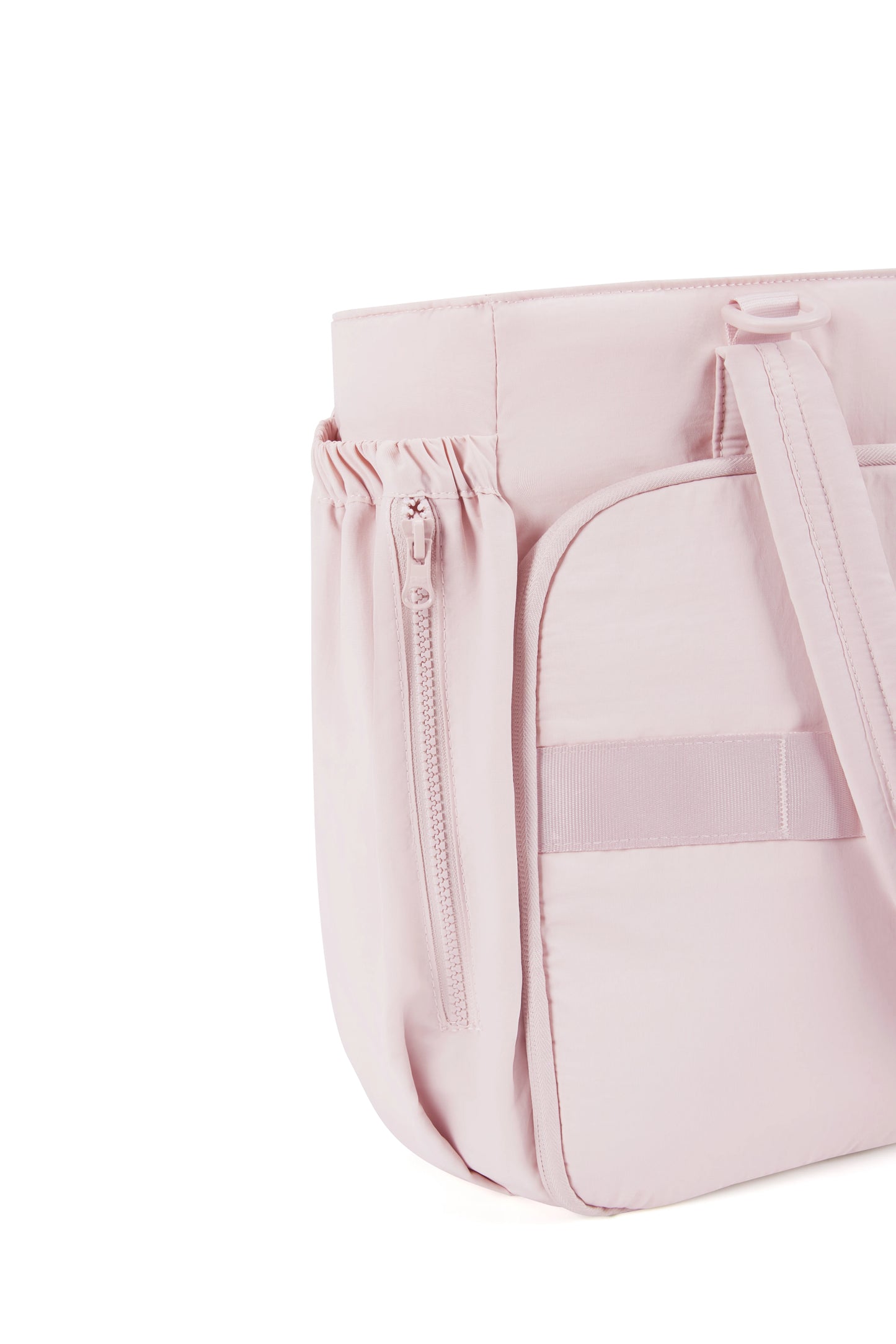 BAGSMART Padded Tote Bag With Bow Casual Quilted Padded Women Shoulder Bags Fit 15.6in Laptop Large Capacity Yoga Gym Bags