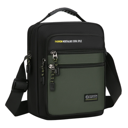 Men Crossbody Bag Single Shoulder Bags Big Capacity Storage Bag Fashion Multi-Pockets Business Crossbody Bags