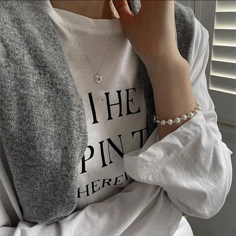 Fashion Beads Bracelet for Women Light Luxury Exquisite Simple Personality Bracelet Versatile Hand Accessories Gifts