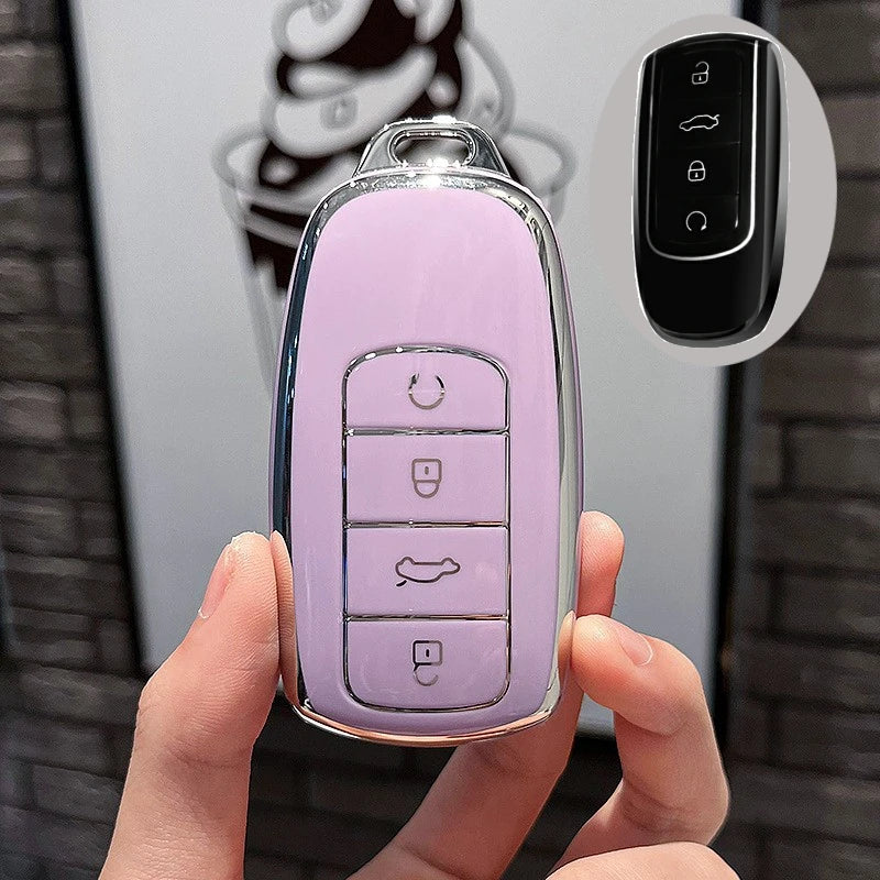 Fashion TPU Car Key Case Cover for Chery Tiggo 8 Pro Tiggo 8plus New 5 Plus 7pro Omoda 5 Car Key Protector Shell Fob Accessories