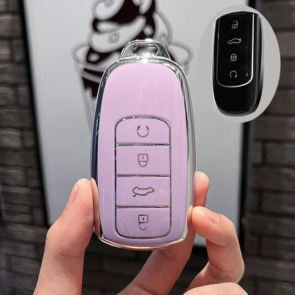 Fashion TPU Car Key Case Cover for Chery Tiggo 8 Pro Tiggo 8plus New 5 Plus 7pro Omoda 5 Car Key Protector Shell Fob Accessories