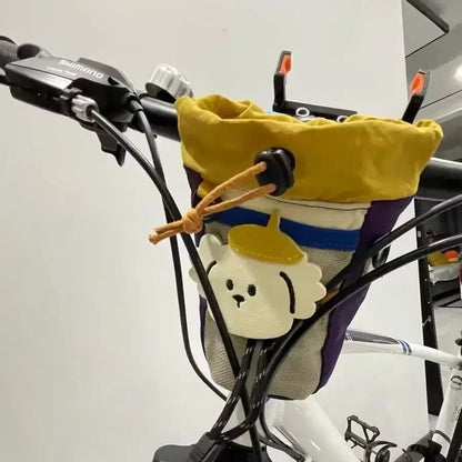 Bicycle Water Bottle Bag Kid Bike Carrier Bag Cartoon Cycling Riding Gear Mountain Bike Road Bike Front Bags Bike Accessories