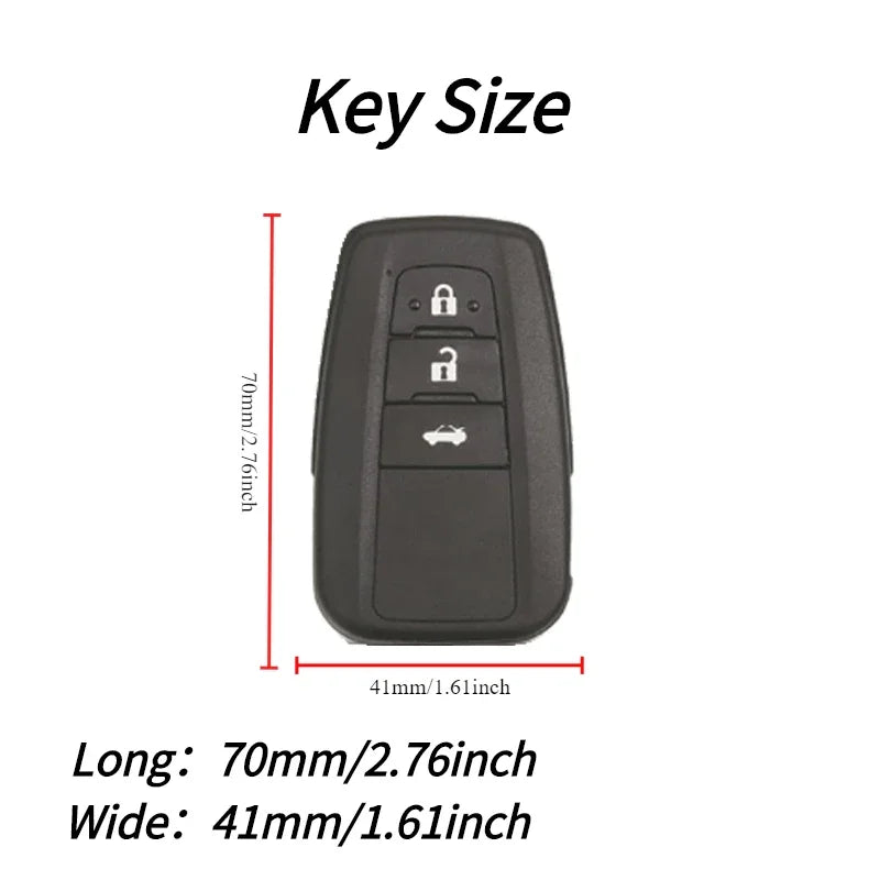 Soft TPU Car Key Case Full Cover Shell Protector for Toyota Corolla Camry RAV4 CHR C-HR Hilux Prius Land Cruiser Prado