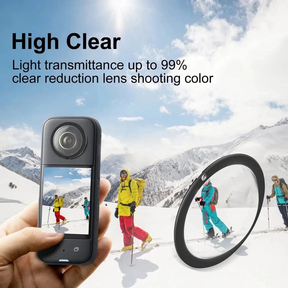 Accessories Set for Insta360 X3 Lens Guard Screen Protector Storage Bag Silicone Case Lens Cap Protective Frame Insta 360 X3