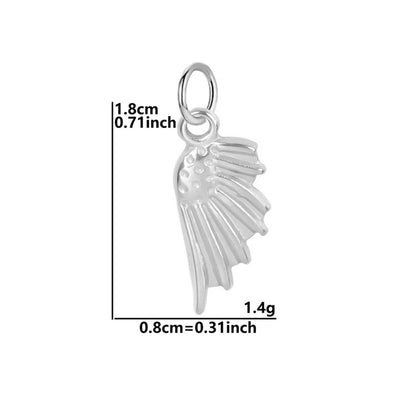 Necklaces Women Spring Buckle Chain Silvery Ocean Series Pendant Shell Conch Sea Star Pendants Stainless Steel Women's Jewelry