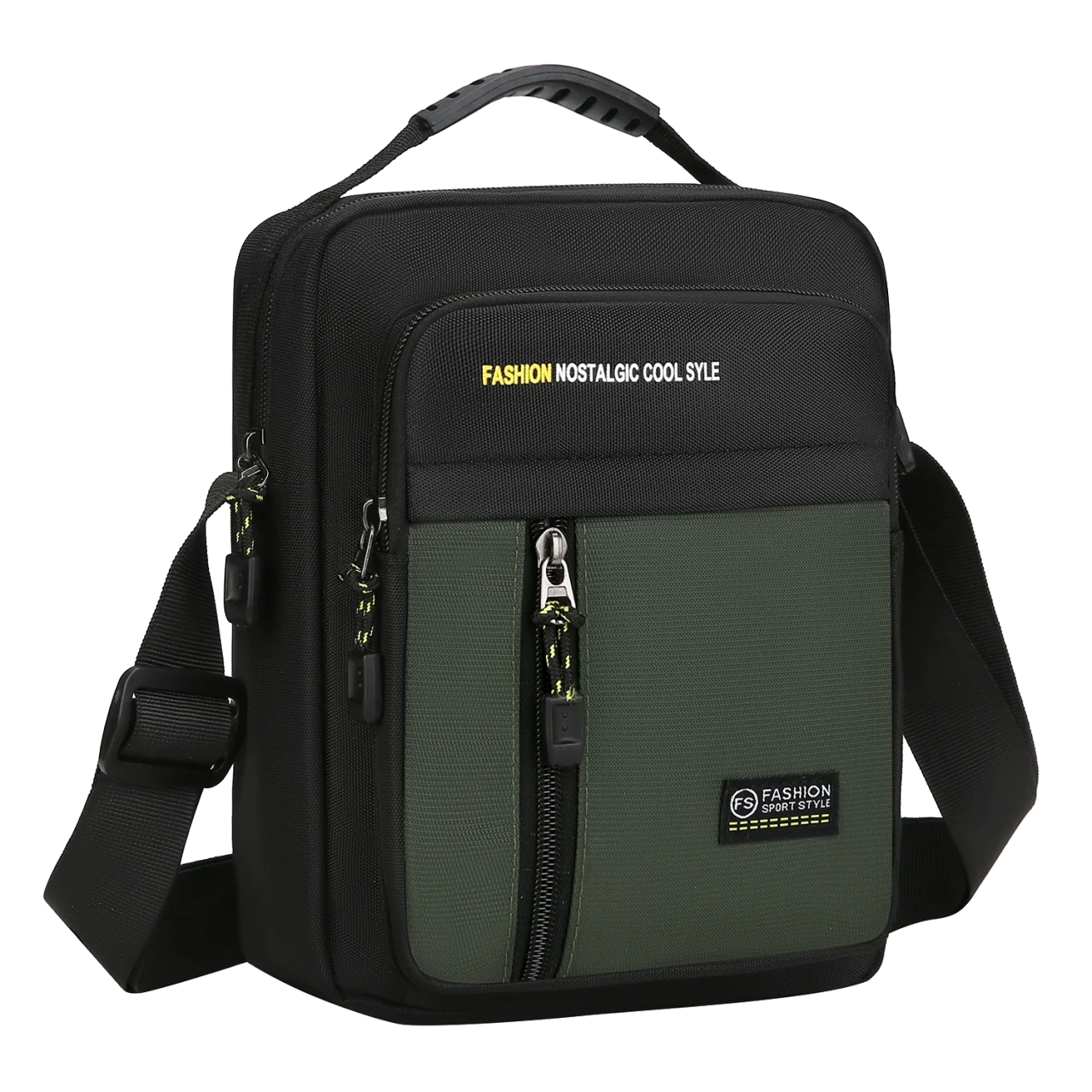 Men Crossbody Bag Single Shoulder Bags Big Capacity Storage Bag Fashion Multi-Pockets Business Crossbody Bags