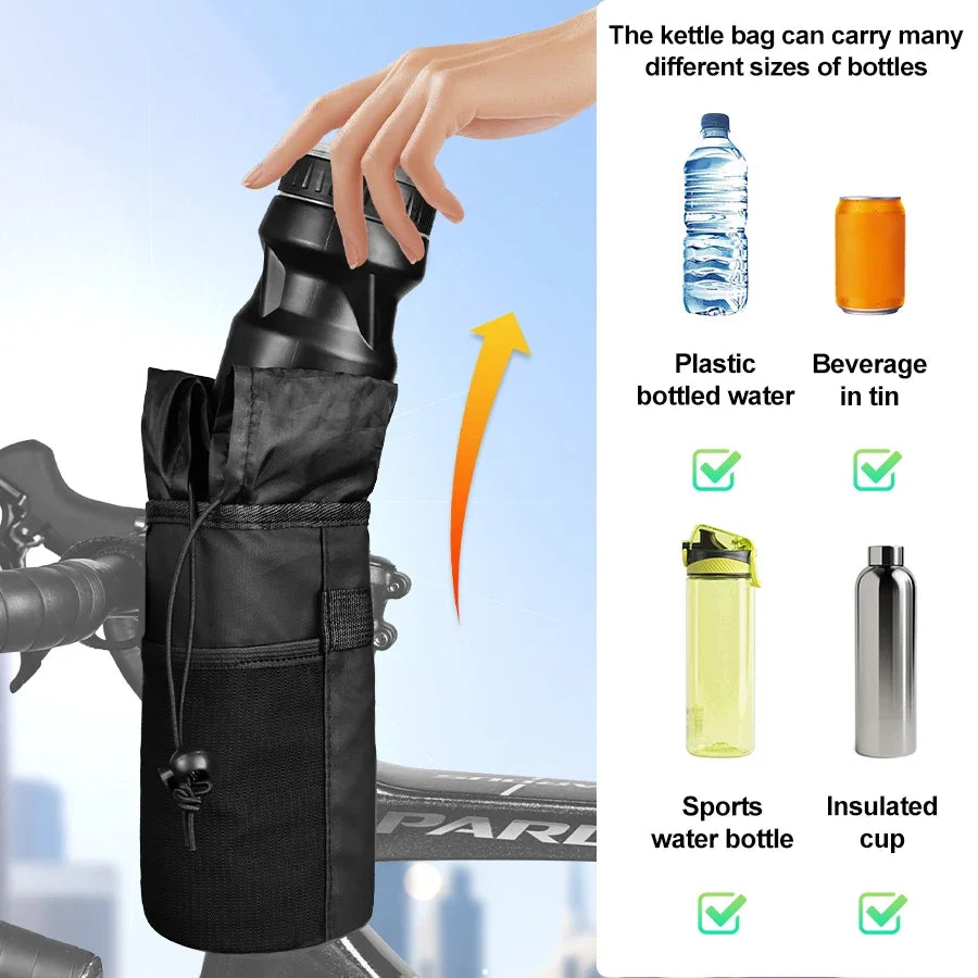 Bike Bags Water Bottle Bags Bike Bottle Carrying Bags Mountain Bike Road Bike Handlebar Bags Tote Bags Cycling Accessories