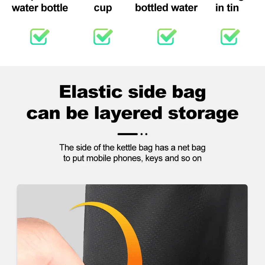 Bike Bags Water Bottle Bags Bike Bottle Carrying Bags Mountain Bike Road Bike Handlebar Bags Tote Bags Cycling Accessories