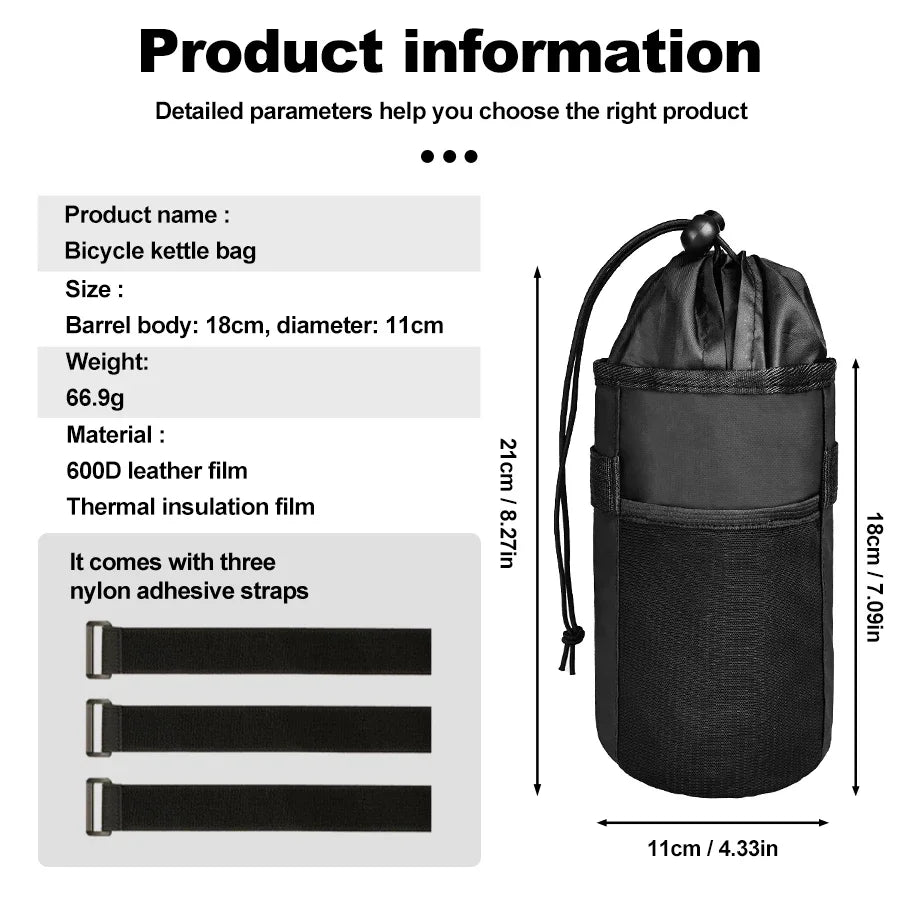 Bike Bags Water Bottle Bags Bike Bottle Carrying Bags Mountain Bike Road Bike Handlebar Bags Tote Bags Cycling Accessories