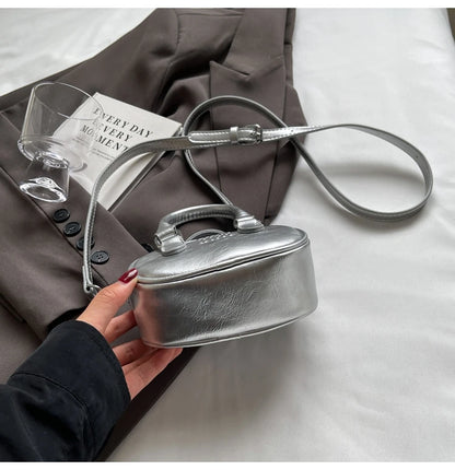 Red Bags 2025 New Women's Small Square Bag Mini Bowling Bags Shoulder Crossbody Box Packs Small Lipstick Cosmetics Purses Bolsas