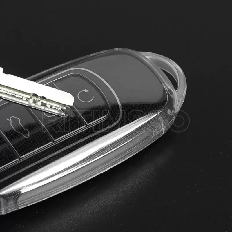 Soft TPU Car Key Case Cover for Chery Tiggo 8 Pro Tiggo 8plus New 5 Plus 7 Pro 4 Button Keyless Entry Smart Key Protector Shell