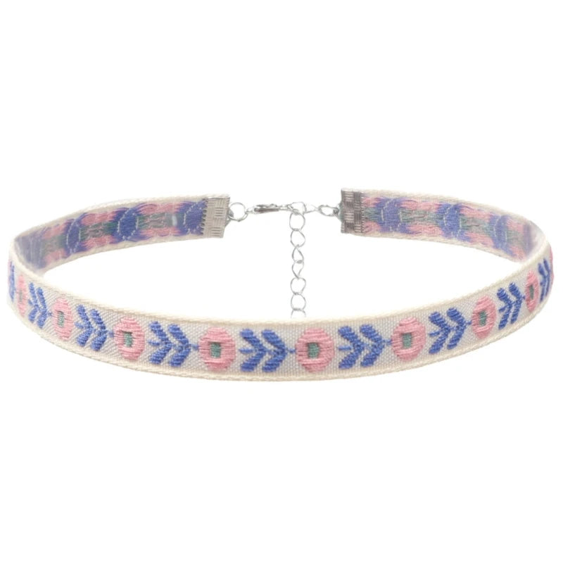 Fashion Lace Necklace for Women Lady Elegant Heart Flower Choker Necklaces Collar Clavicle Chain Wedding Party Jewelry