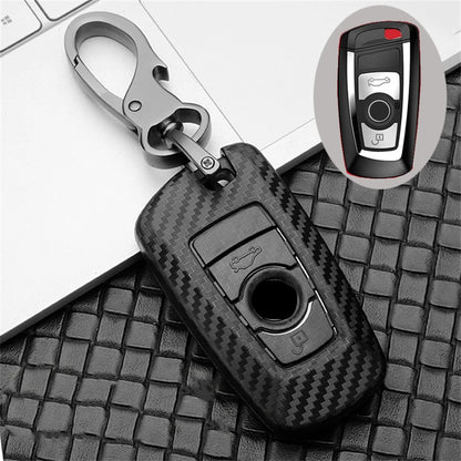 Carbon ABS Car Remote Key Case Cover For BMW 1 2 3 4 5 6 7 Series X1 X3 X4 X5 X6 F36 F25 F26 F30 F34 F10 F07 F20 Z10 G30 F15 F16