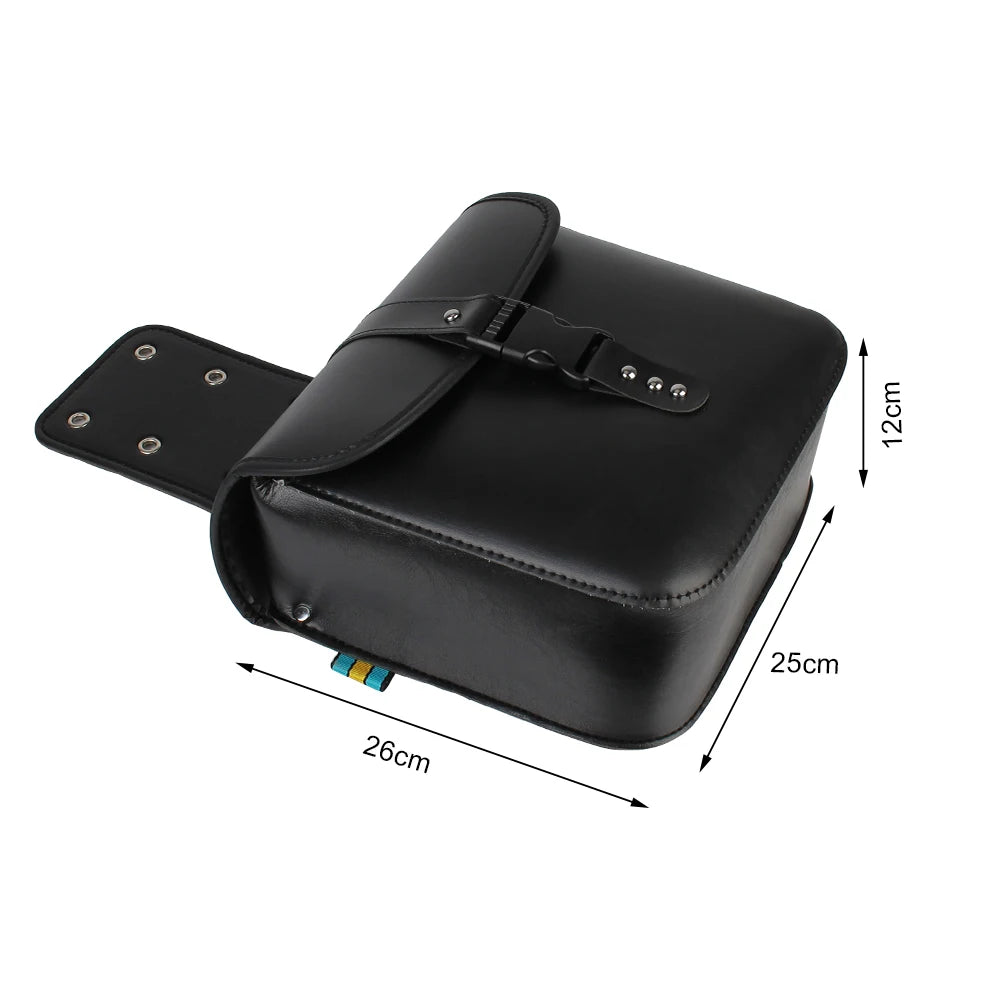 Retro Fashion Motorcycle Saddle Bags Pouch Storage Case Side Luggage Tank Suitcase PU Leather / PVC Bags Motorbike Accessories